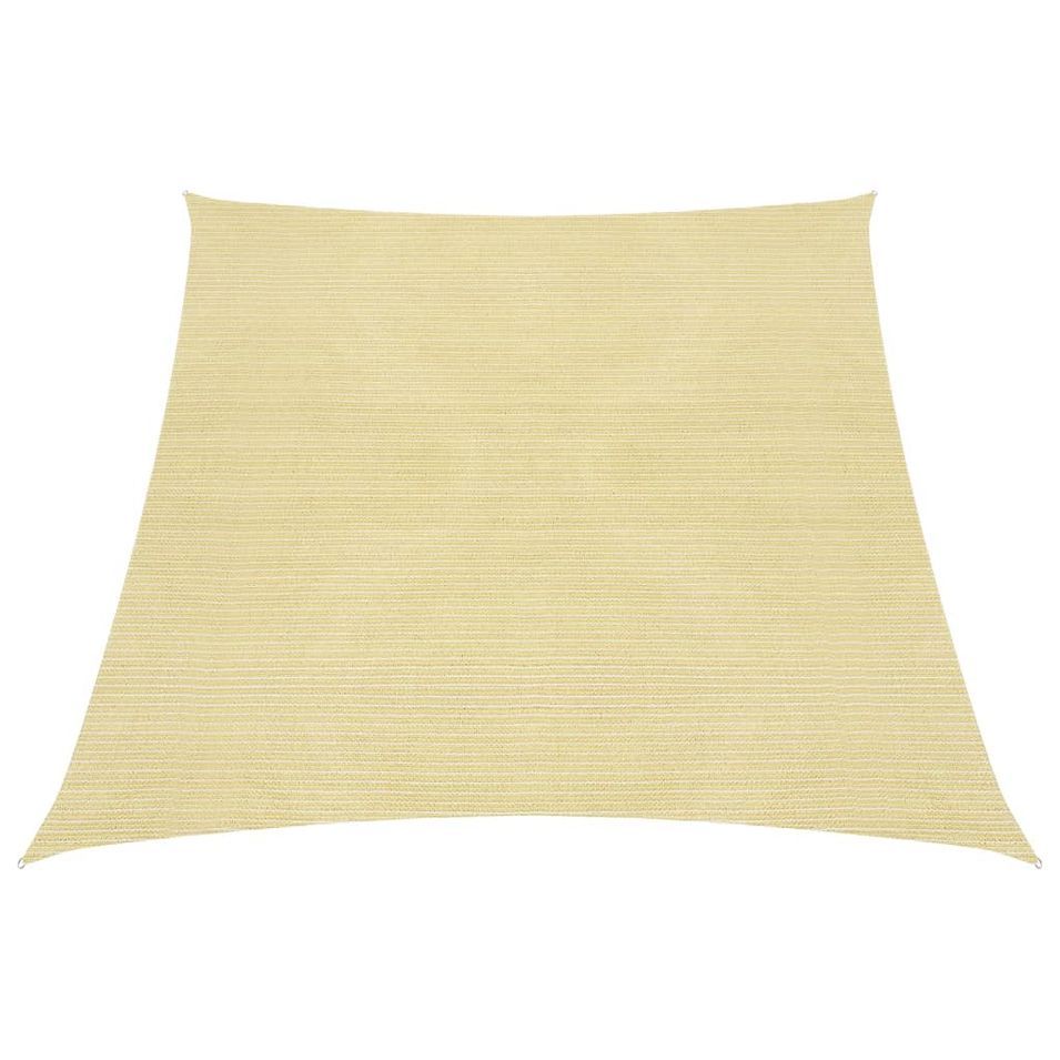 Voile d'ombrage 160 g/m² Beige 4/5x3 m PEHD - Photo n°1