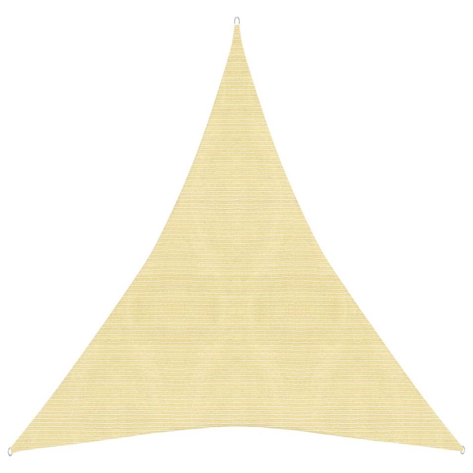 Voile d'ombrage 160 g/m² Beige 4x5x5 m PEHD - Photo n°1