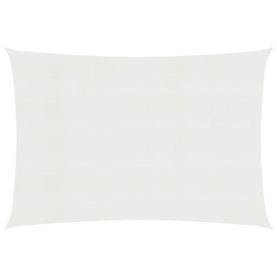 Voile d'ombrage 160 g/m² Blanc 2,5x3 m PEHD - Photo n°1