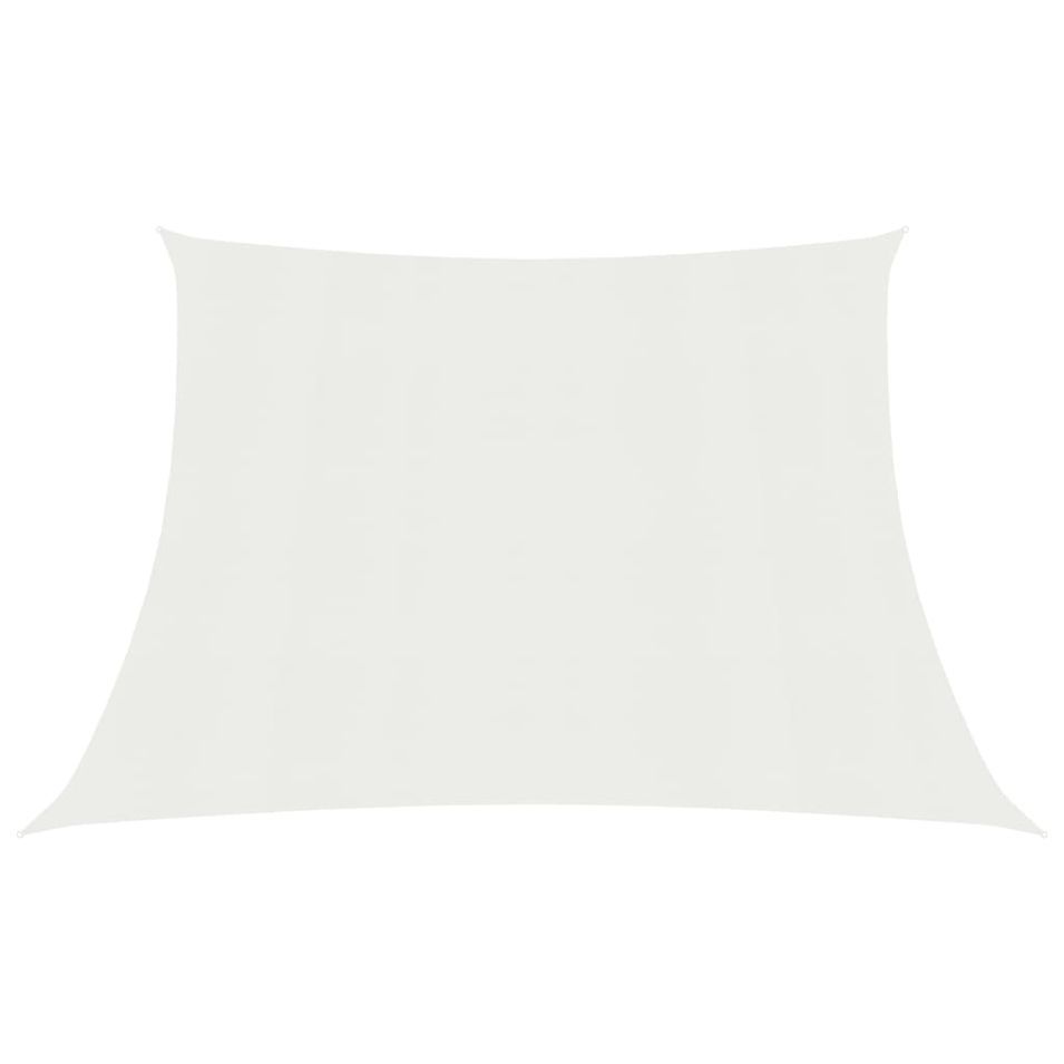 Voile d'ombrage 160 g/m² Blanc 3/4x3 m PEHD - Photo n°1