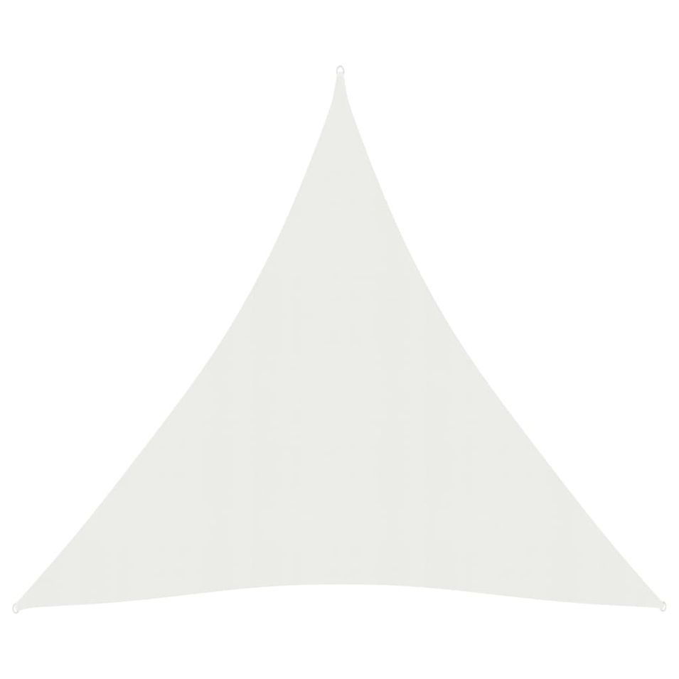 Voile d'ombrage 160 g/m² Blanc 4x5x5 m PEHD - Photo n°1