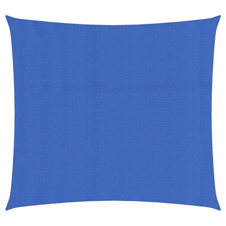 Voile d'ombrage 160 g/m² Bleu 2,5x2,5 m PEHD - Photo n°1