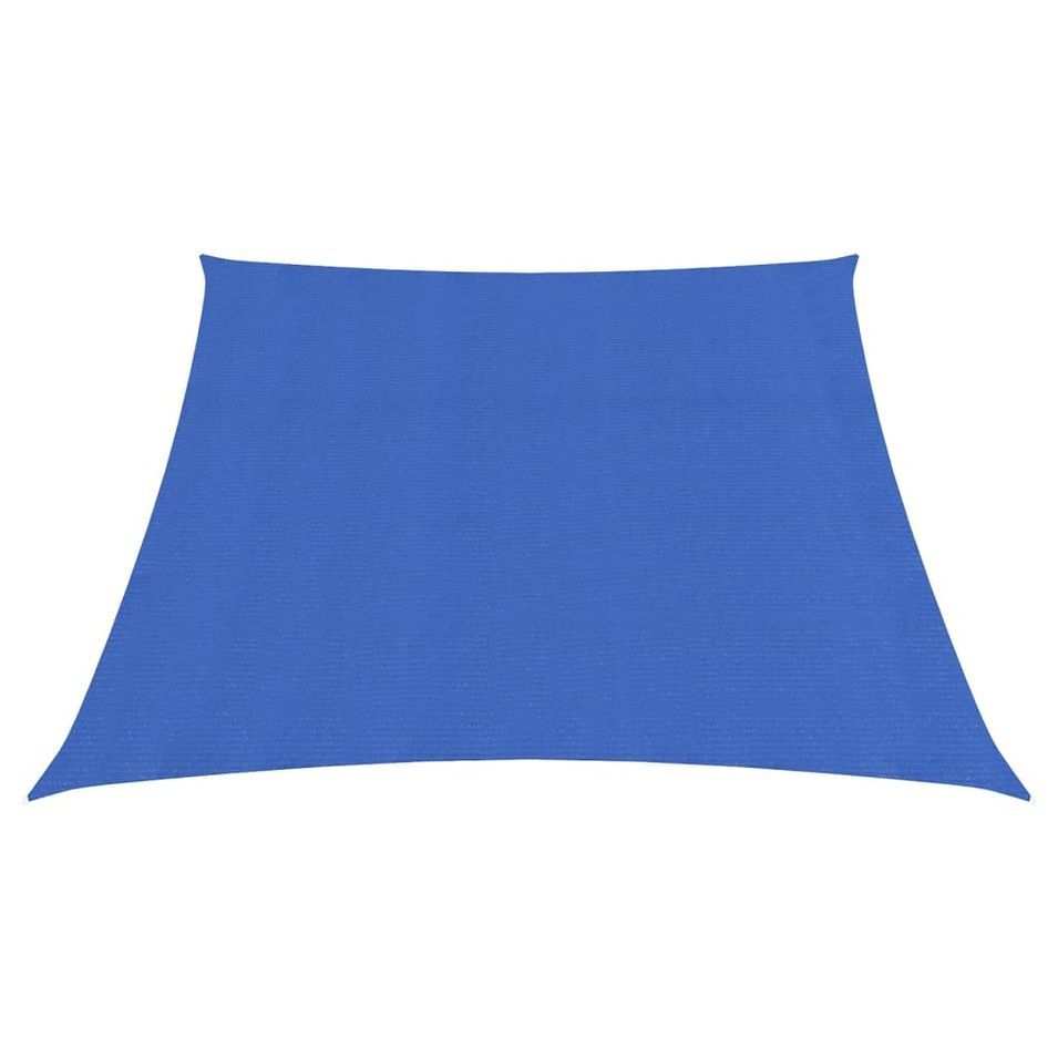 Voile d'ombrage 160 g/m² Bleu 3/4x2 m PEHD - Photo n°1