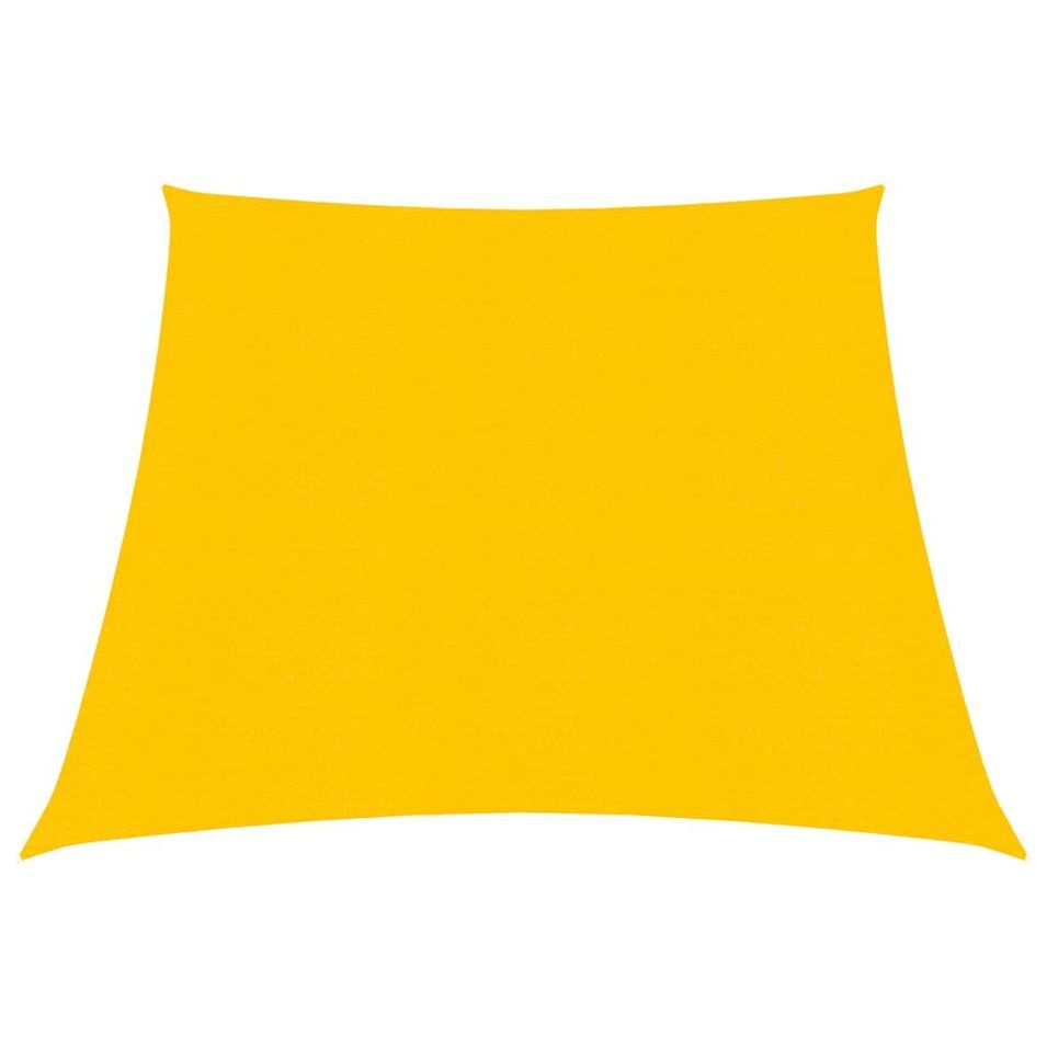 Voile d'ombrage 160 g/m² Jaune 3/4x2 m PEHD - Photo n°1