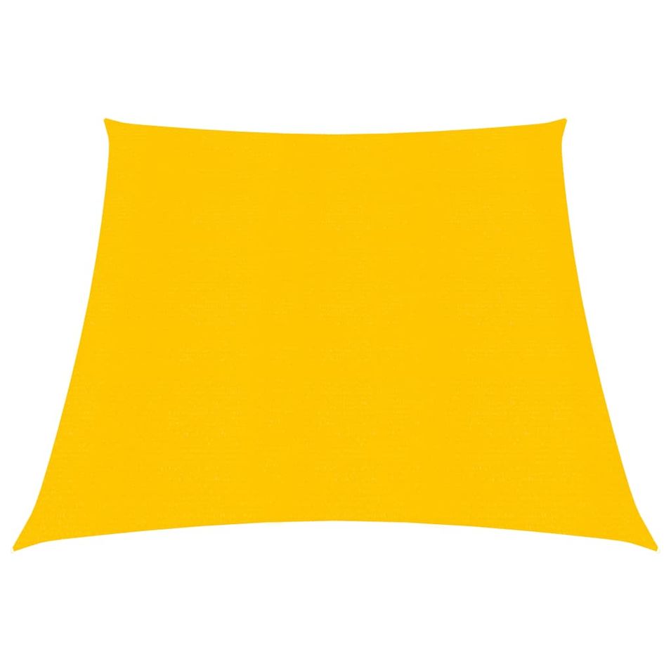 Voile d'ombrage 160 g/m² Jaune 3/4x3 m PEHD - Photo n°1