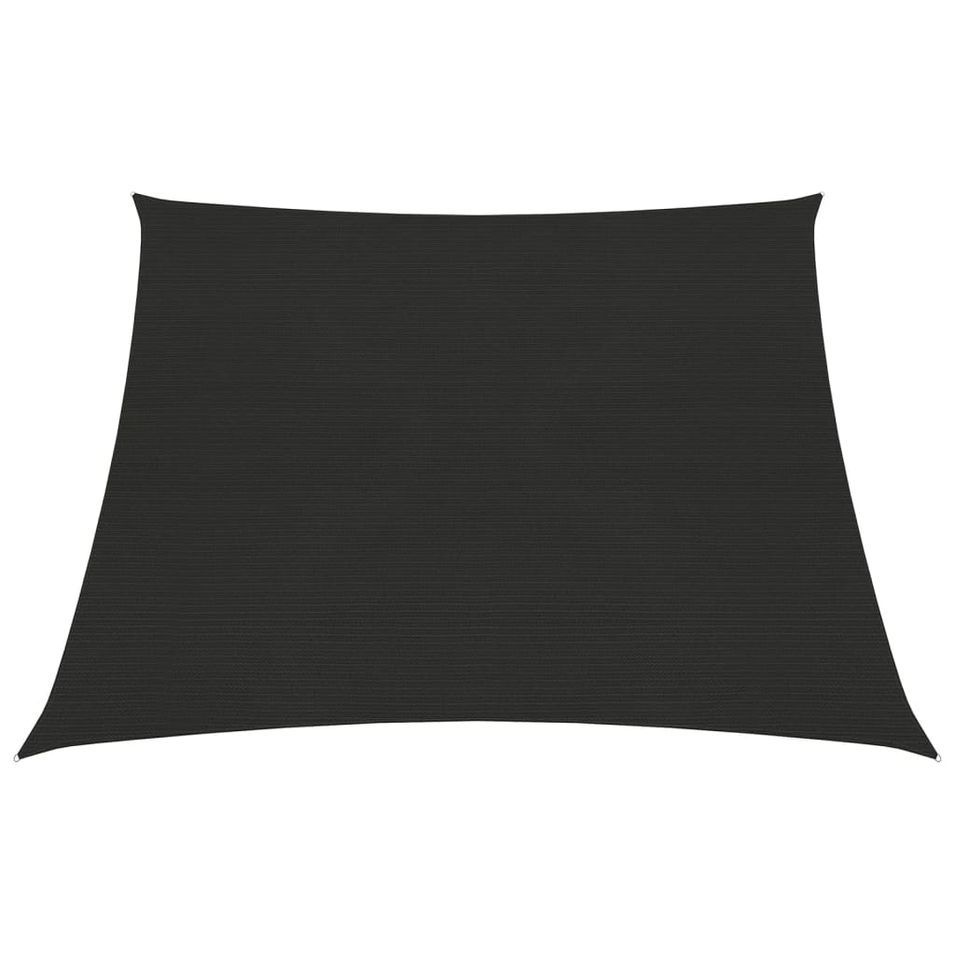 Voile d'ombrage 160 g/m² Noir 3/4x2 m PEHD - Photo n°1