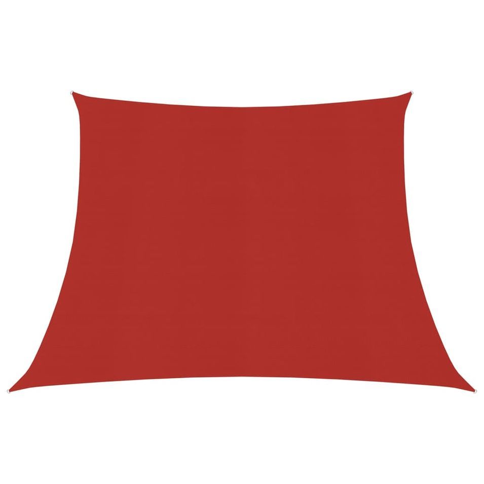 Voile d'ombrage 160 g/m² Rouge 3/4x2 m PEHD - Photo n°1