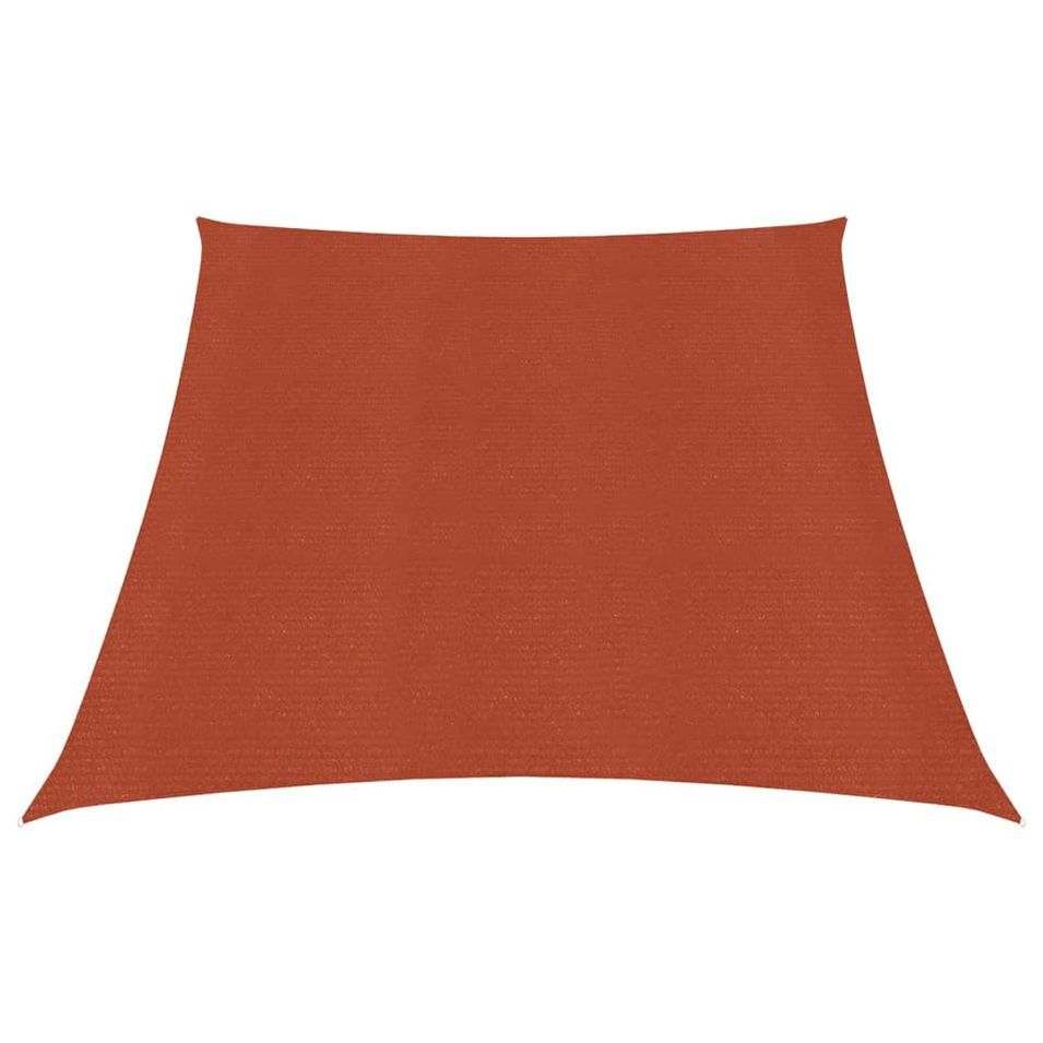 Voile d'ombrage 160 g/m² Terre cuite 3/4x2 m PEHD - Photo n°1