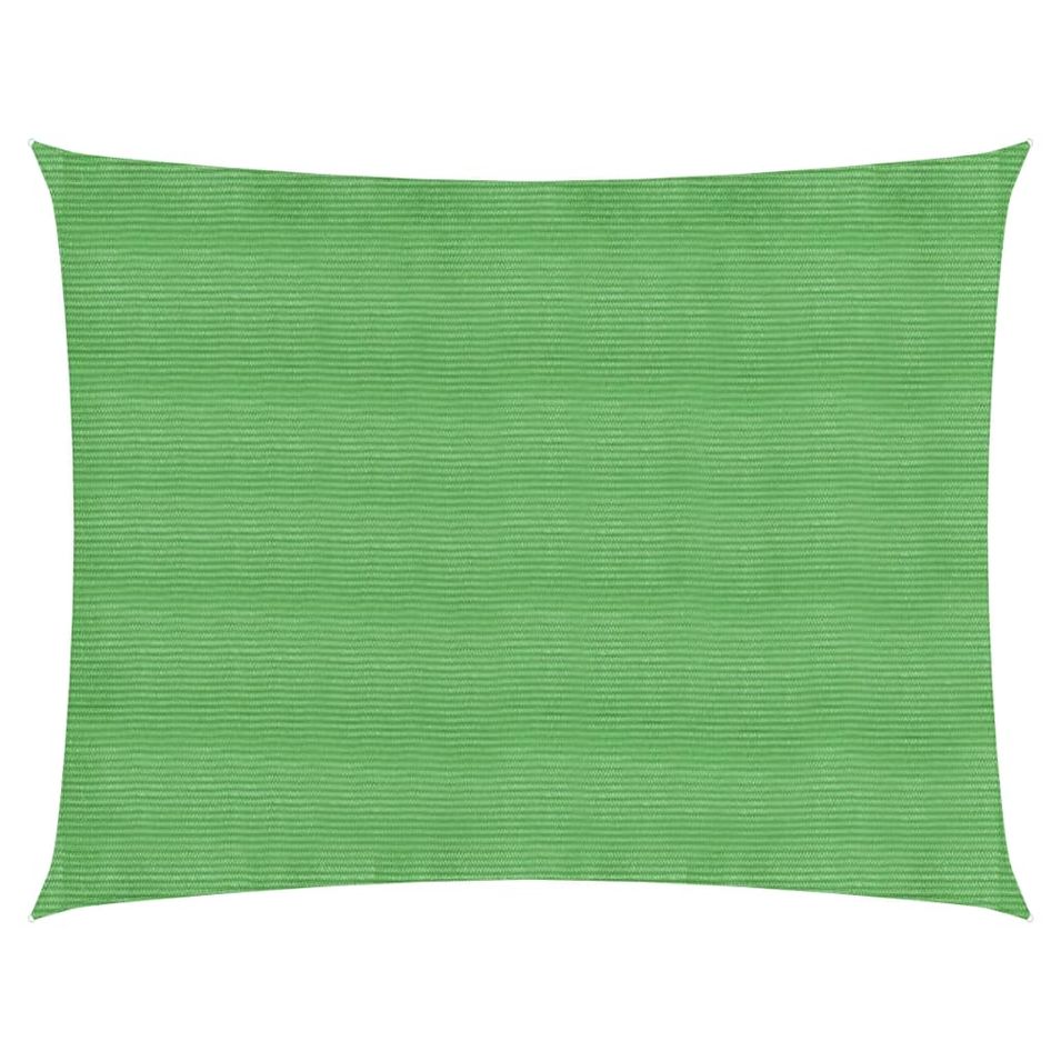 Voile d'ombrage 160 g/m² Vert clair 3x4,5 m PEHD - Photo n°1