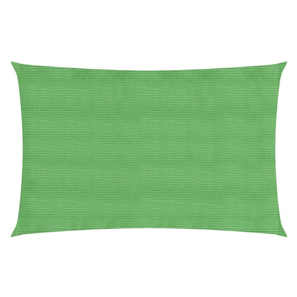 Voile d'ombrage 160 g/m² Vert clair 3x6 m PEHD - Photo n°1