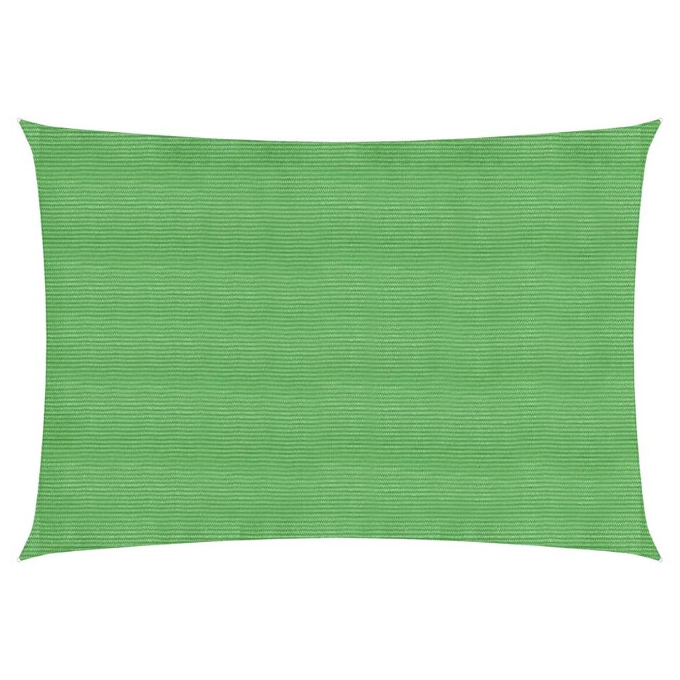 Voile d'ombrage 160 g/m² Vert clair 6x8 m PEHD - Photo n°1