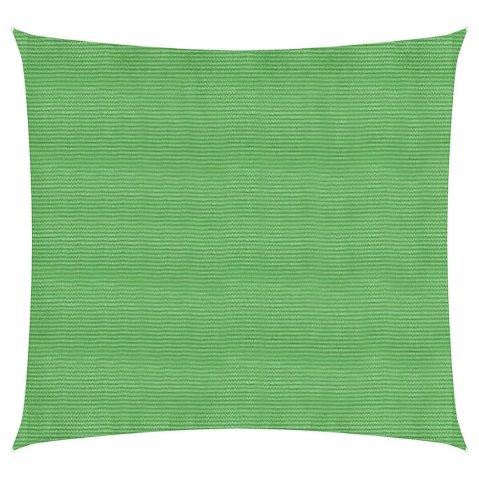 Voile d'ombrage 160 g/m² Vert clair 7x7 m PEHD - Photo n°1