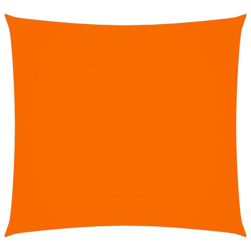 Voile de parasol Tissu Oxford carré 3x3 m Orange - Photo n°1