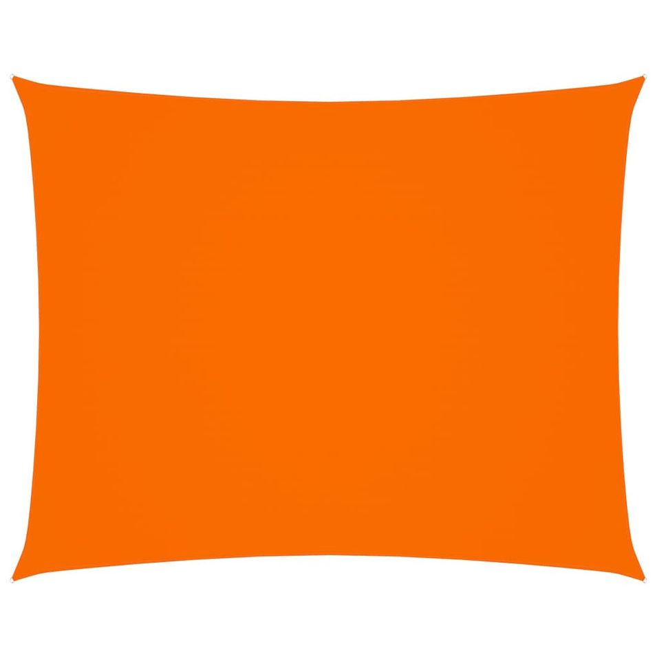 Voile de parasol Tissu Oxford rectangulaire 2,5x3,5 m Orange - Photo n°1