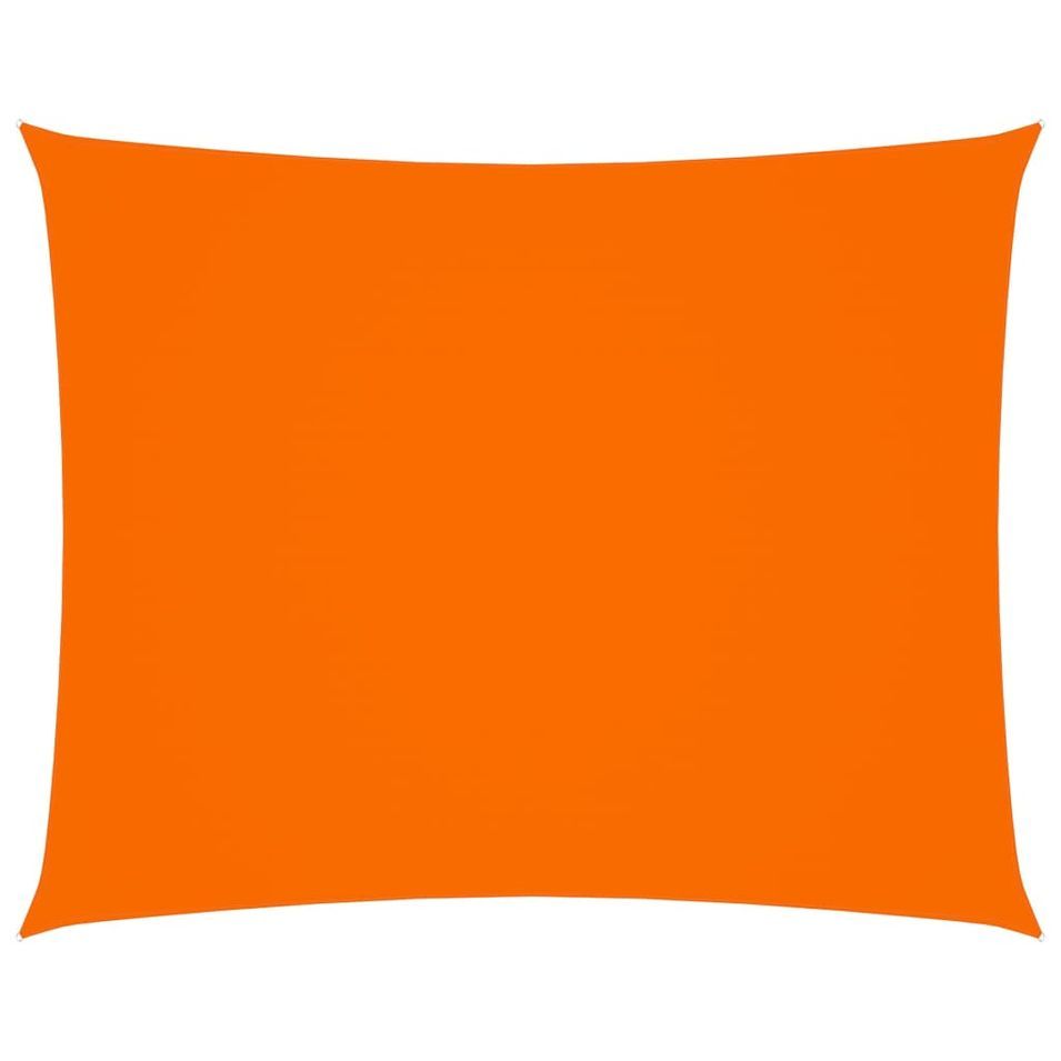 Voile de parasol Tissu Oxford rectangulaire 2x3 m Orange - Photo n°1