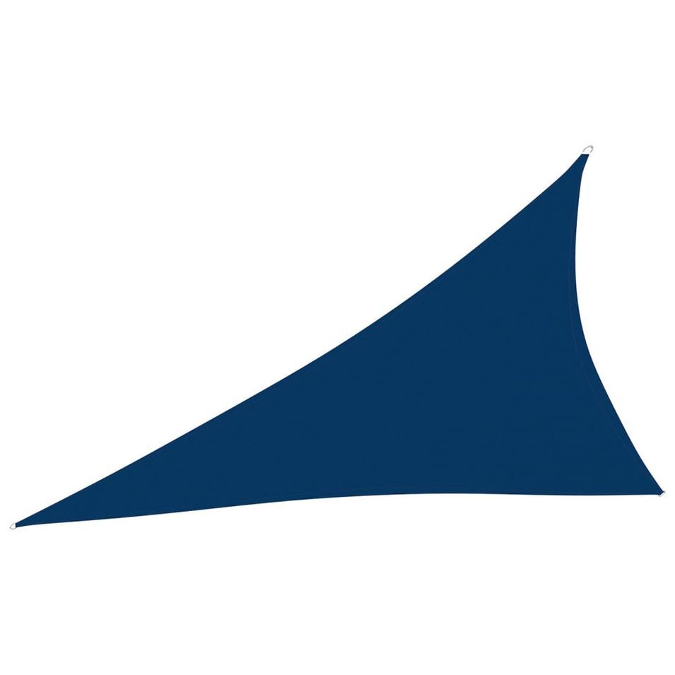 Voile de parasol Tissu Oxford triangulaire 3x4x5 m Bleu - Photo n°1