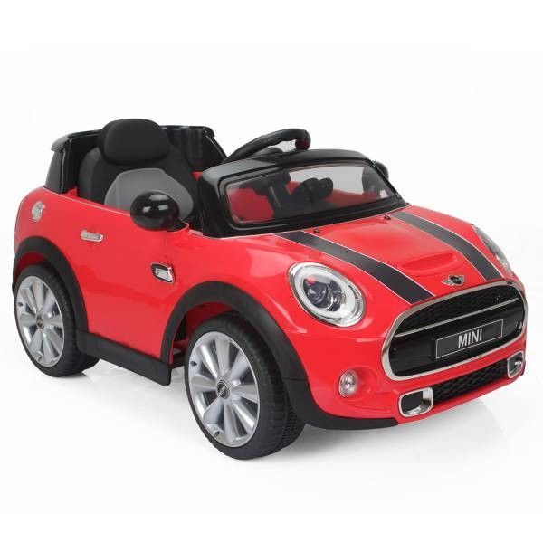 Voiture électrique 1 place Mini Cooper rouge - Photo n°1