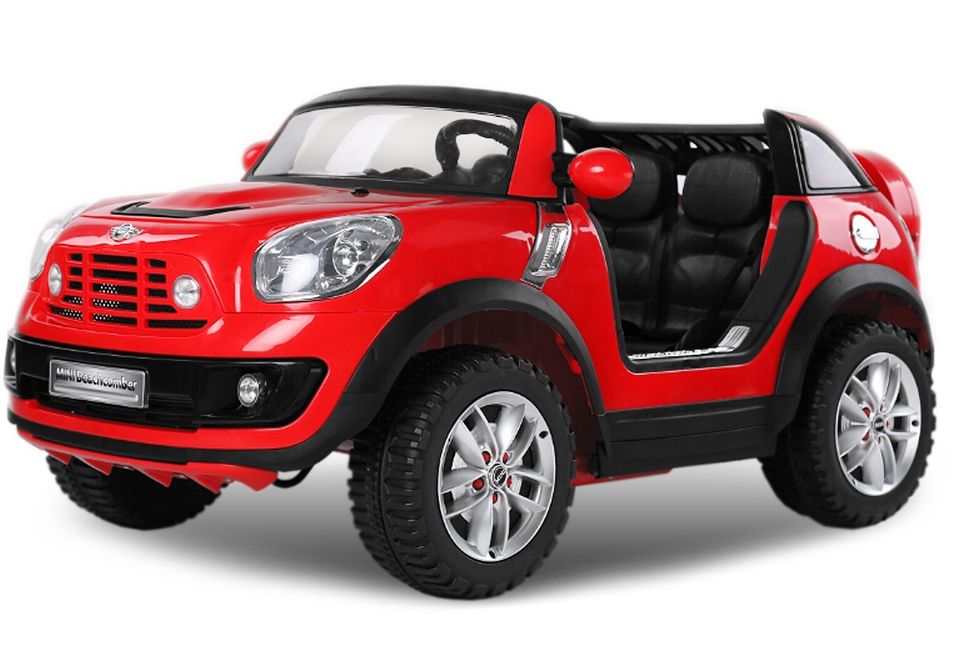Voiture électrique 2 places Mini Cooper rouge - Photo n°1