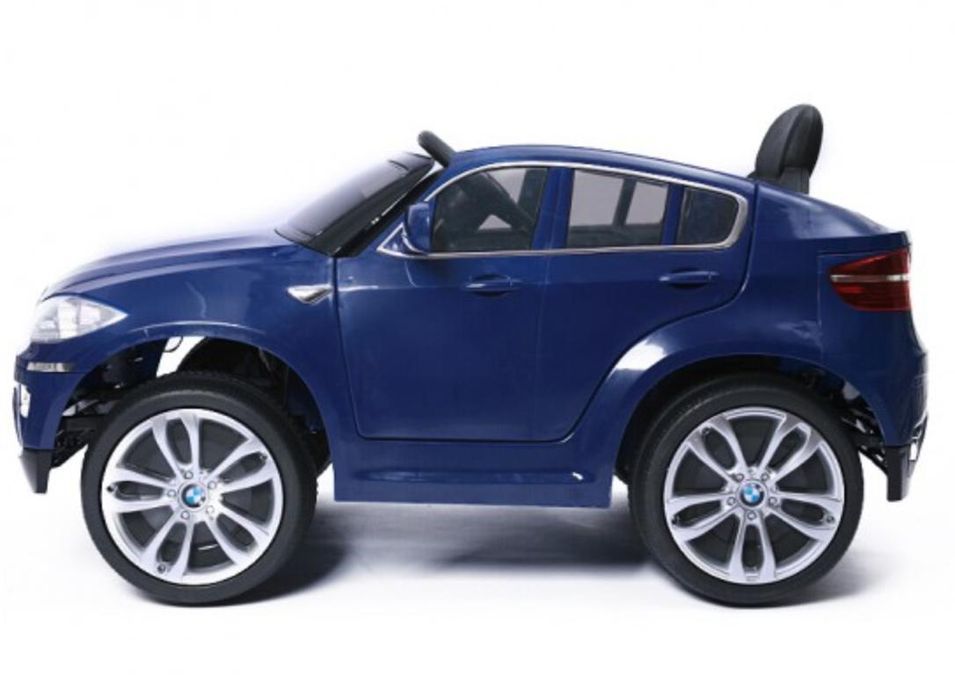 Voiture électrique 4x4 BMW X6 2x35W 12V bleu métallisé - Photo n°1
