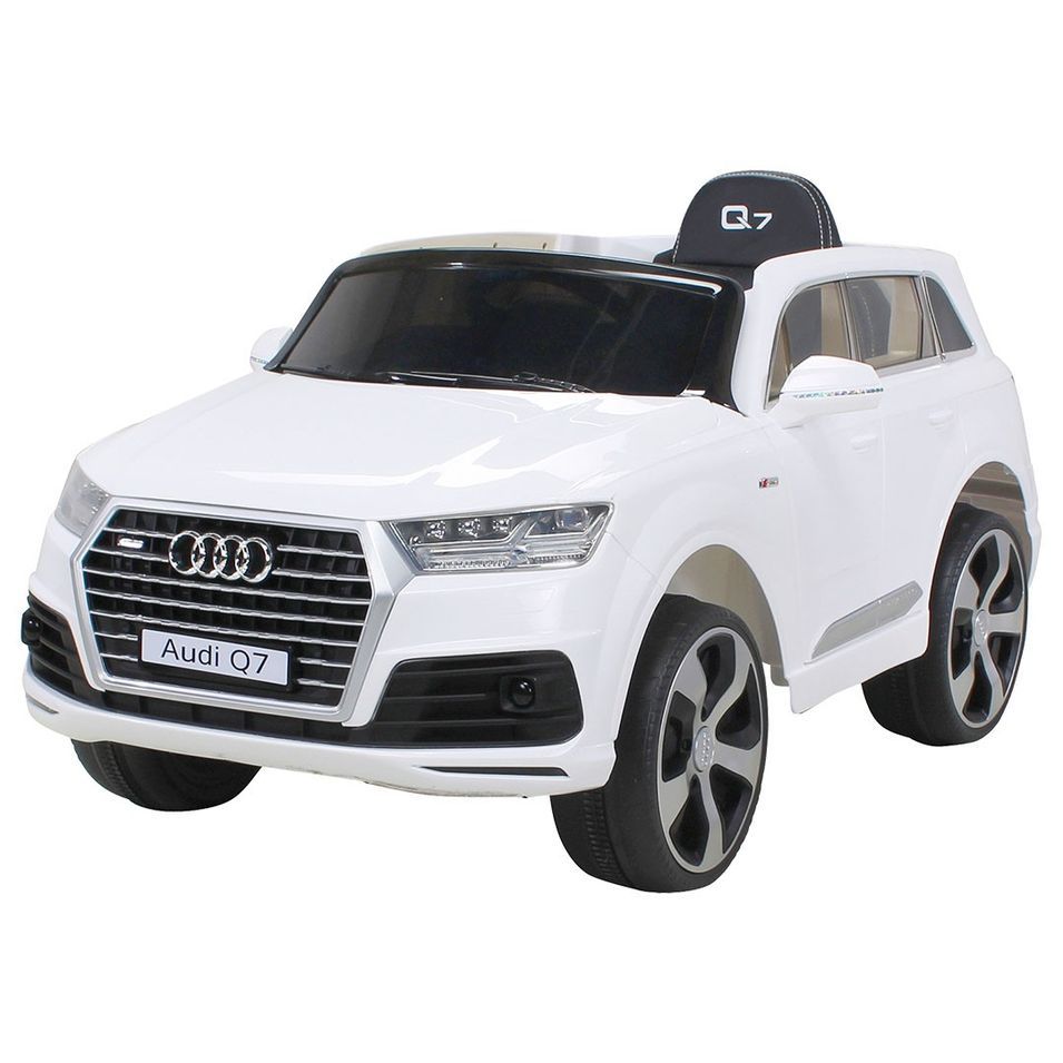 Voiture électrique Audi Q7 blanche - Photo n°1