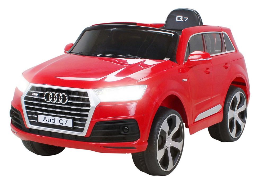 Voiture électrique Audi Q7 rouge - Photo n°1