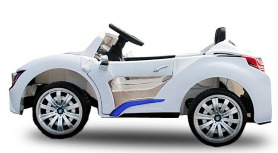 Voiture électrique BMX Sport blanc 2x30W 12V - Photo n°1