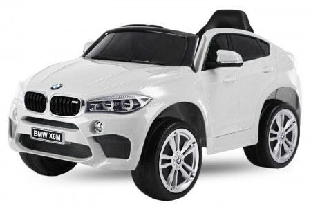 Voiture électrique enfant BMW X6M luxe blanc - Photo n°1