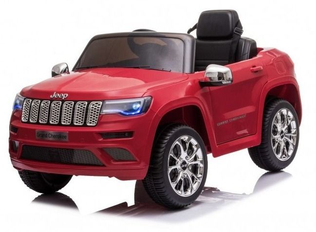 voiture électrique enfant Jeep Grand Cherokee rouge - Photo n°1