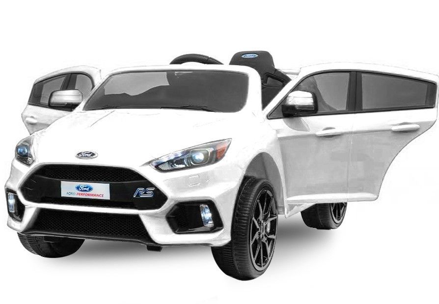 Voiture électrique Ford Focus RS sport blanche - Photo n°1
