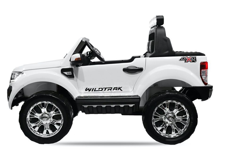 Voiture électrique Ford Ranger Deluxe blanc 4x35W 12V - Photo n°1