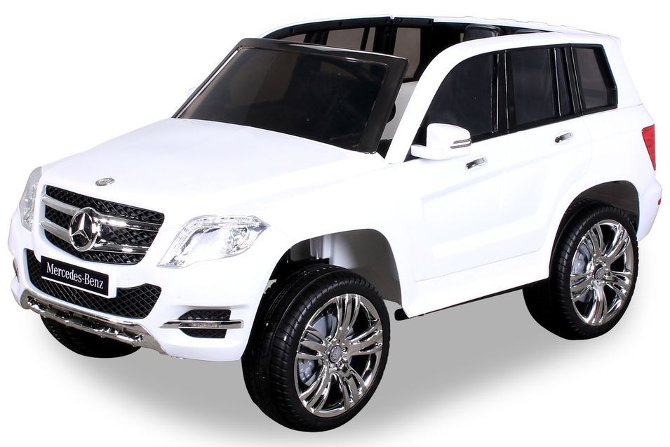 Voiture électrique Mercedes 2 places GLK 300 AMG blanche - Photo n°1