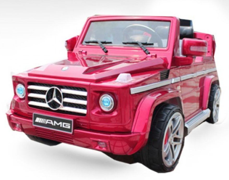 Voiture électrique Mercedes AMG G55 XL rose - Photo n°1