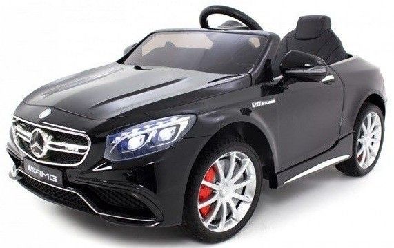 Voiture électrique Mercedes S63 AMG luxe noir - Photo n°1