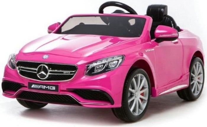 Voiture électrique Mercedes S63 AMG luxe rose - Photo n°1