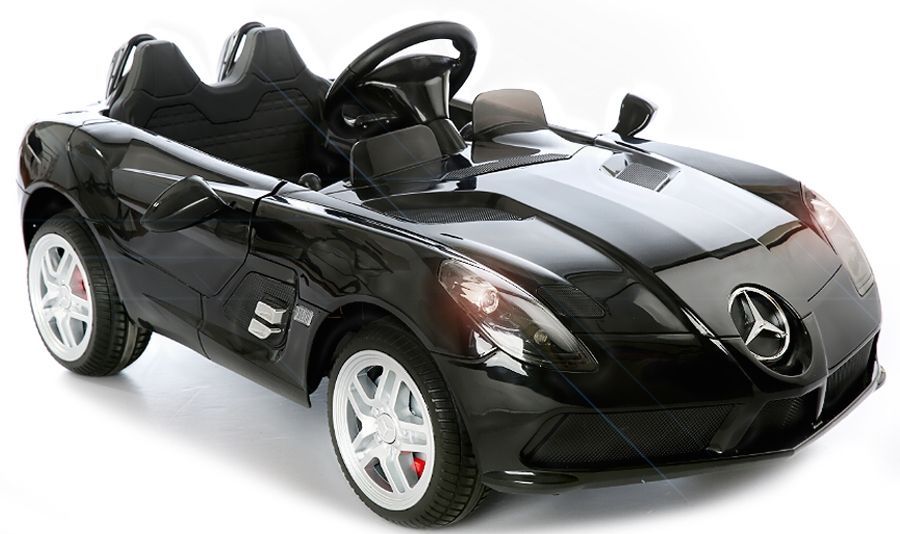 Voiture électrique Mercedes SLR noir 2x35W 12V - Photo n°1
