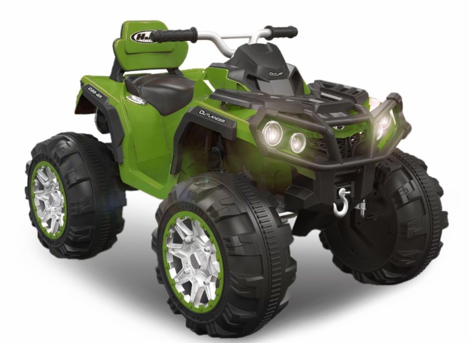 Voiture électrique vert 2x35W 12V - Photo n°1