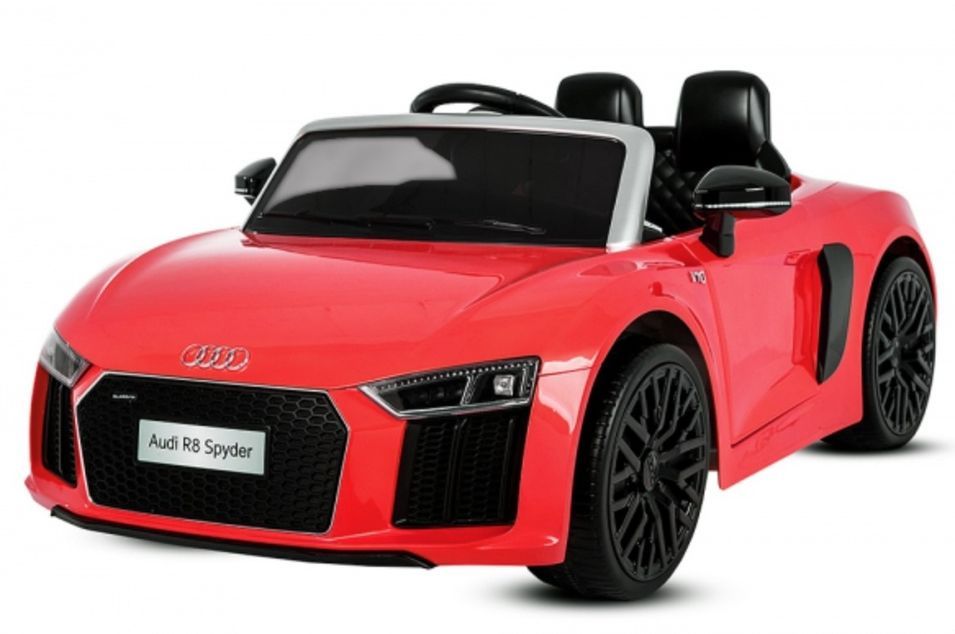 Voiture enfant électrique Audi R8 Spider rouge - Photo n°1