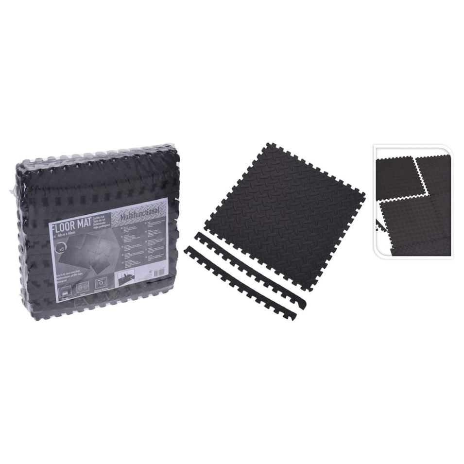 XQ Max Set de tapis de sol 6 pcs gris - Photo n°1