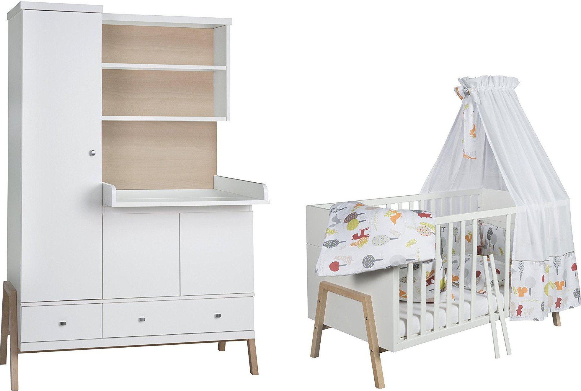 Chambre bébé Holly Nature avec armoire – table à langer – combinaison –  Schardt GmbH & Co. KG