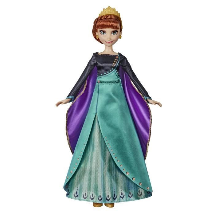 Disney La Reine des Neiges 2 - Poupee Princesse Disney Elsa chantante  (français) en tenue de Reine - 27 cm
