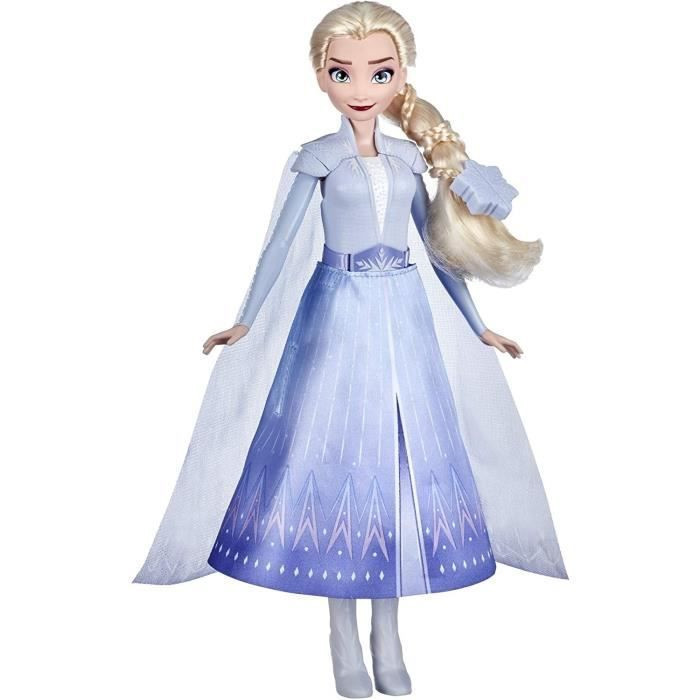 Disney La Reine des Neiges 2 Poupees Princesse Disney Elsa 29 cm et Olaf 18 cm électroniques