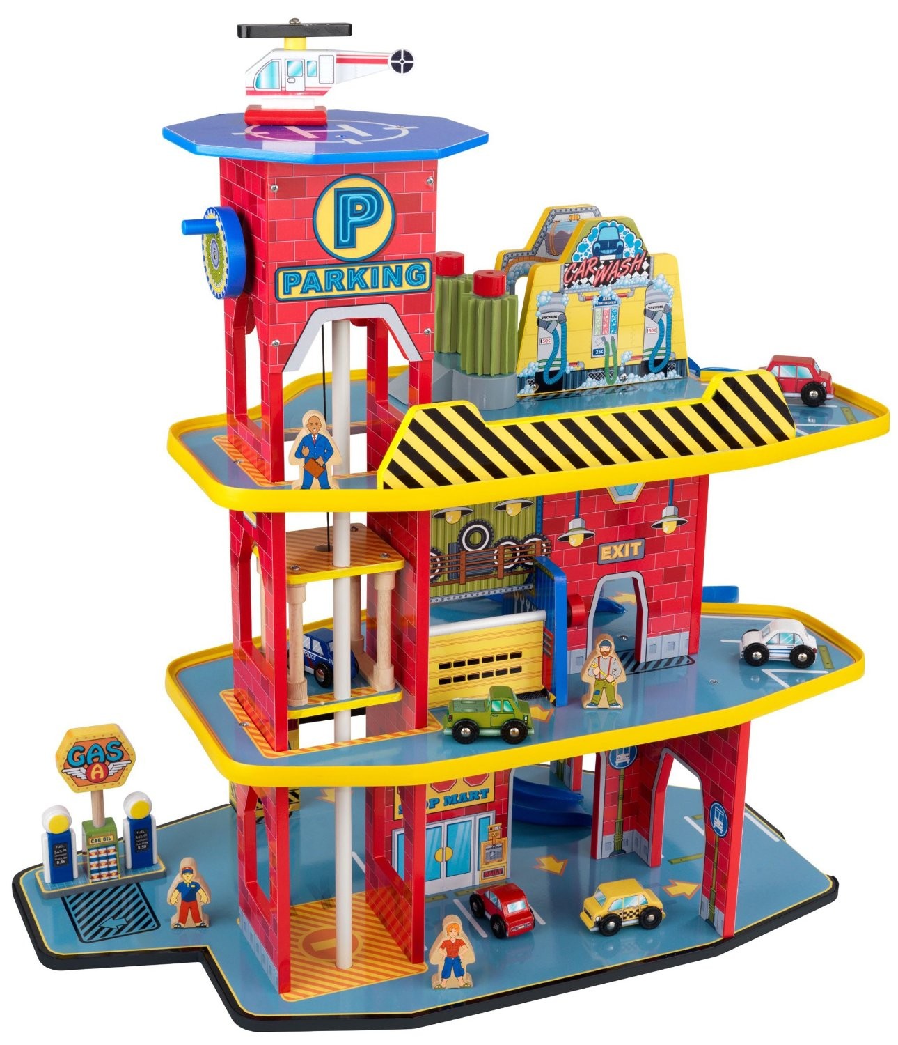 Kidkraft Ensemble De Garage Deluxe Bois Multicolore 17481 - Jouets divers -  Creavea