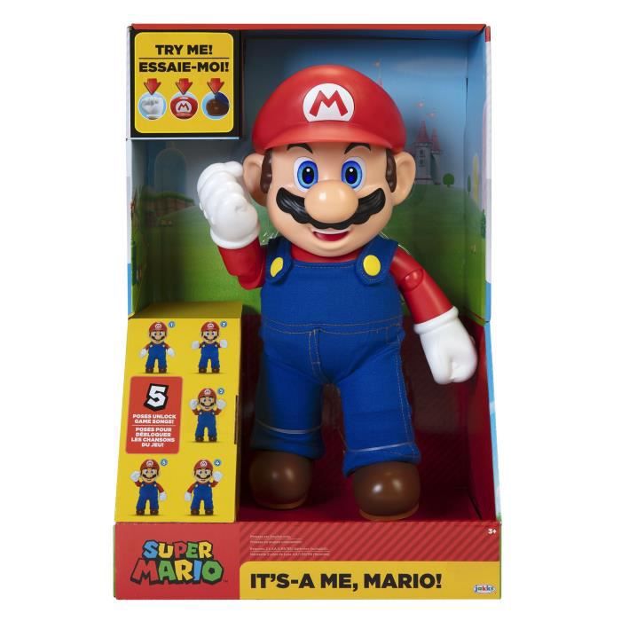 Figurine Mario Bros géante de 30 cm