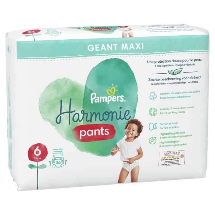 PAMPERS Harmonie Pants Taille 6 - 36 Couches-culottes
