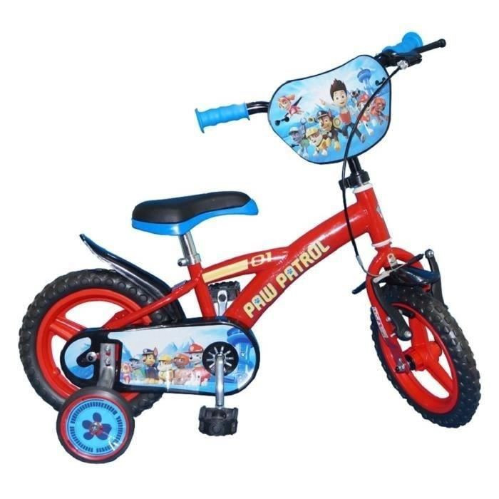 PAT PATROUILLE Velo Enfant garcon 12 3 5 ans Rouge LesTendances