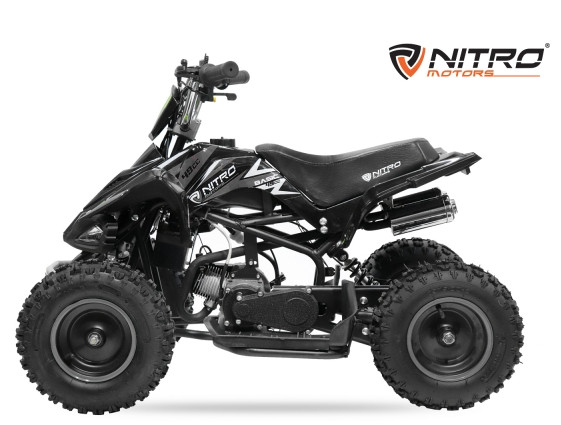 Python 49cc e-start 6" noir Quad enfant | LesTendances.fr
